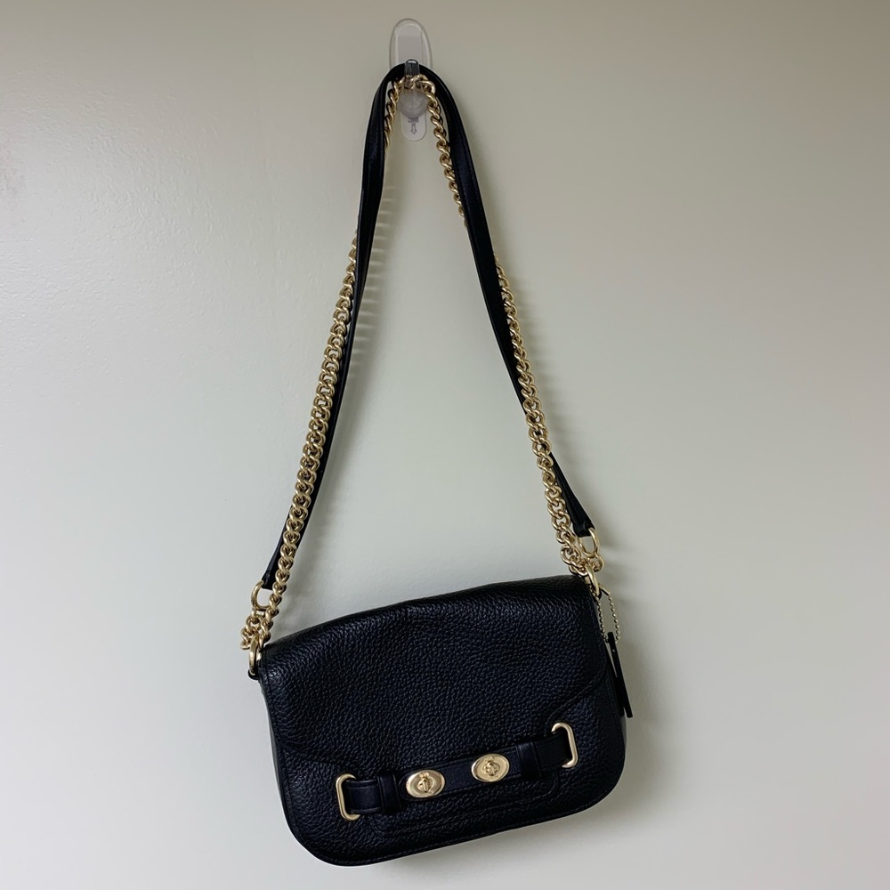 Aut Coach Swagger Crossbody Shoulder Bag Purse EUC